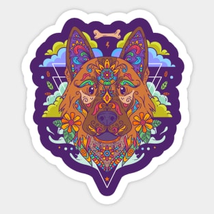 Shepherd Dog - Dark Version Sticker